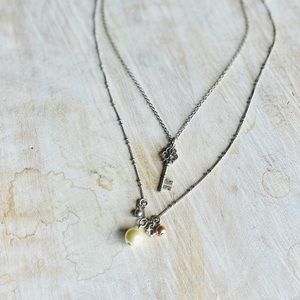 💚 Aerie Key Charm Necklace NWOT